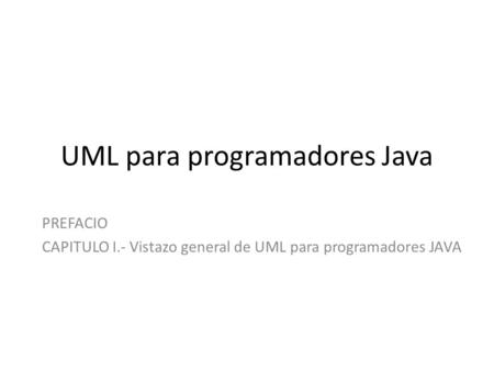 UML para programadores Java