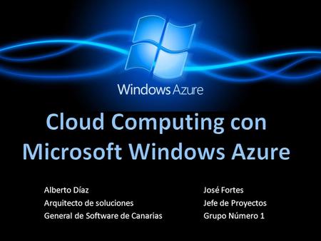Cloud Computing con Microsoft Windows Azure
