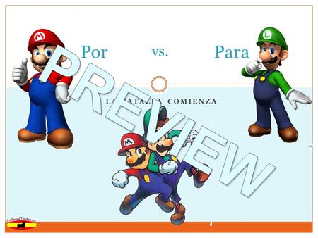 LA BATALLA COMIENZA PorPara vs.. Mario va al sótano por el tubo verde.