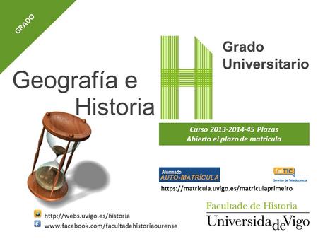 Geografía e Historia Grado Universitario GRADO