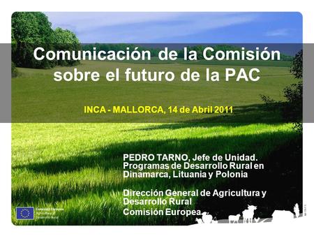 Comunicación de la Comisión sobre el futuro de la PAC