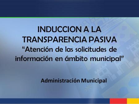 Administración Municipal