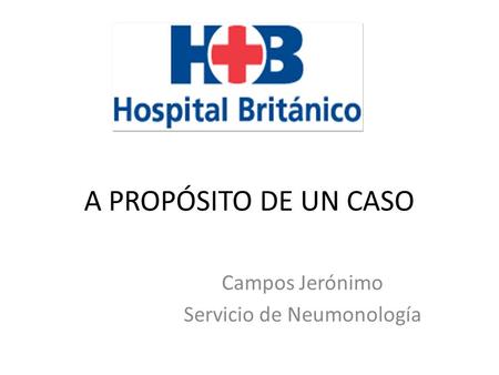Campos Jerónimo Servicio de Neumonología