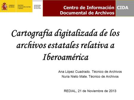 Centro de Información Documental de Archivos CIDA