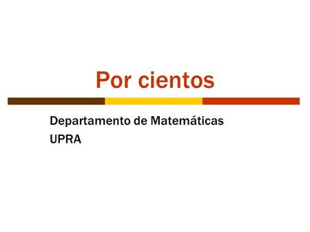 Departamento de Matemáticas UPRA