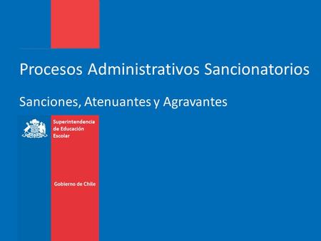 Procesos Administrativos Sancionatorios