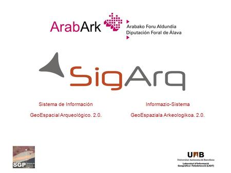ArabArk Sistema de Información GeoEspacial Arqueológico. 2.0.