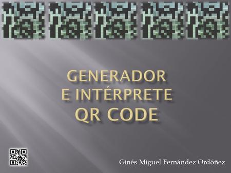 Generador E intérprete QR Code