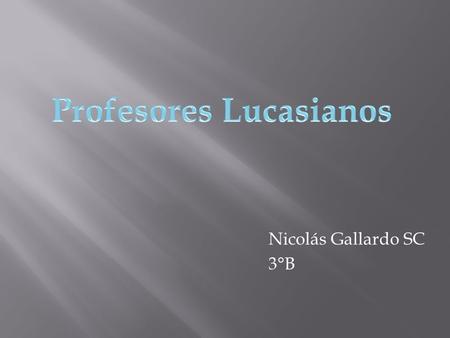 Profesores Lucasianos