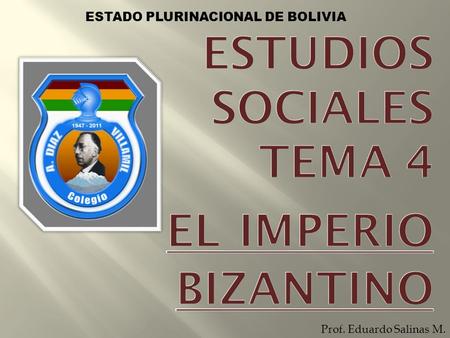 ESTUDIOS SOCIALES TEMA 4 EL IMPERIO BIZANTINO