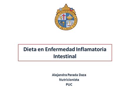 Dieta en Enfermedad Inflamatoria Intestinal