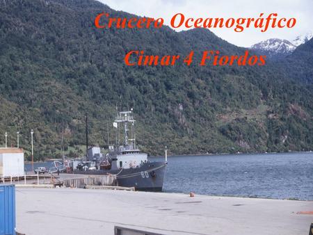 Crucero Oceanográfico
