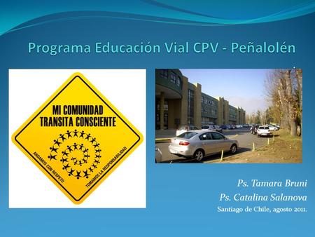 Programa Educación Vial CPV - Peñalolén .