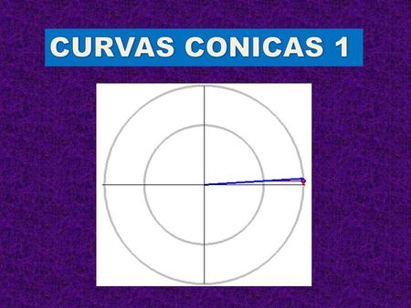 CURVAS CONICAS 1.