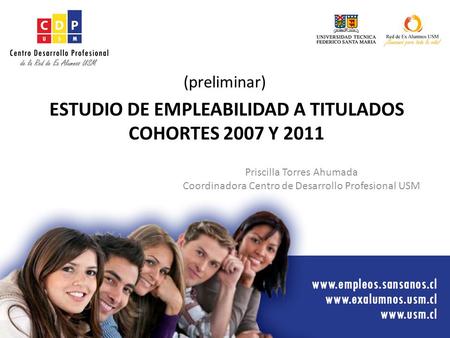 ESTUDIO DE EMPLEABILIDAD A TITULADOS COHORTES 2007 Y 2011