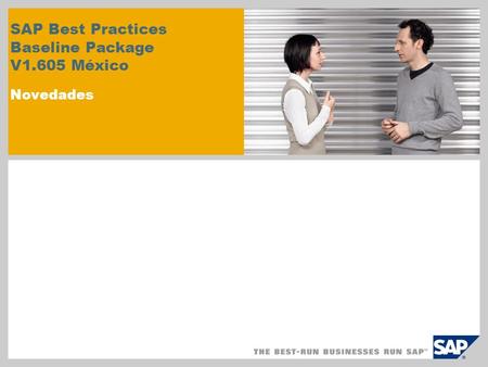 SAP Best Practices Baseline Package V1.605 México Novedades