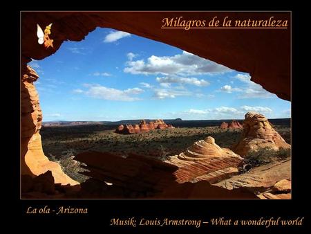 Milagros de la naturaleza La ola - Arizona Musik: Louis Armstrong – What a wonderful world.
