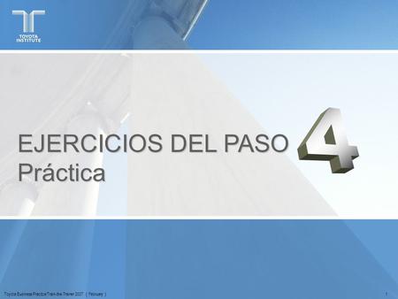 EJERCICIOS DEL PASO Práctica 4 ＜セッションの目的＞