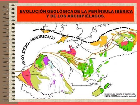 EVOLUCIÓN GEOLÓGICA DE LA PENÍNSULA IBÉRICA Y DE LOS ARCHIPIÉLAGOS.