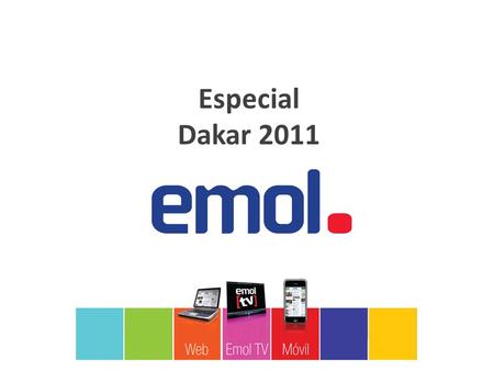 Especial Dakar 2011. Especial Dakar 2011 Emol presenta su especial auspiciable del Dakar 2011. El especial cuenta con noticias en línea, seguimiento de.
