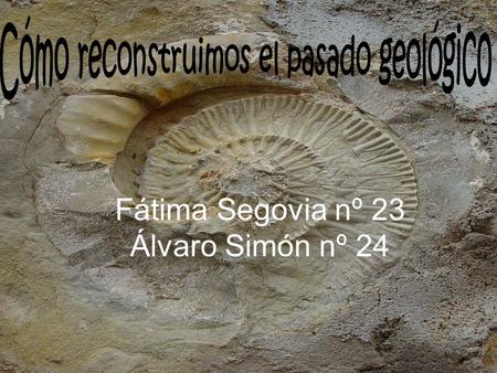 Fátima Segovia nº 23 Álvaro Simón nº 24