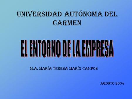 Universidad autónoma del carmen