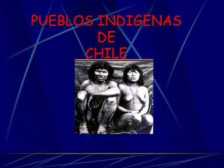 PUEBLOS INDIGENAS DE CHILE
