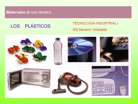 Materiales de uso técnico