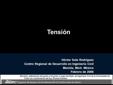 Tensión Héctor Soto Rodríguez