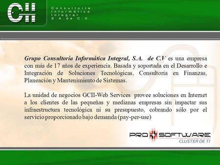 Grupo Consultoría Informática Integral, S. A. de C