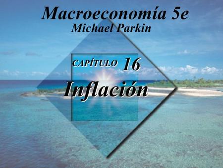 Macroeconomía 5e Michael Parkin CAPÍTULO 16 Inflación 1.