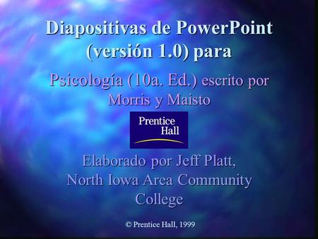 Diapositivas de PowerPoint (versión 1.0) para