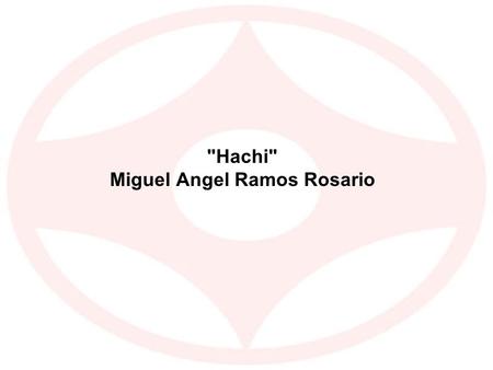 Hachi Miguel Angel Ramos Rosario