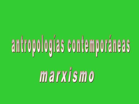antropologías contemporáneas