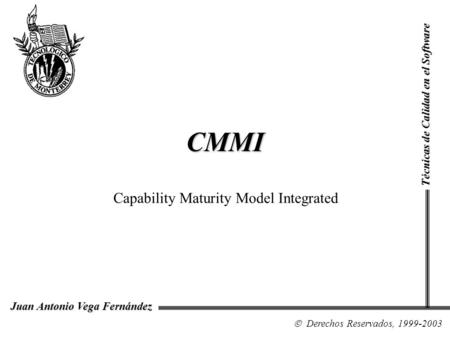 CMMI Capability Maturity Model Integrated