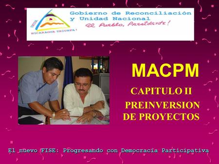 CAPITULO II PREINVERSION DE PROYECTOS