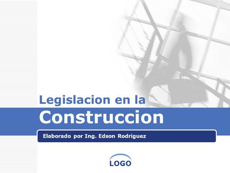 Legislacion en la Construccion