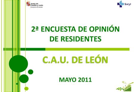 1 2ª ENCUESTA DE OPINIÓN DE RESIDENTES C.A.U. DE LEÓN MAYO 2011.