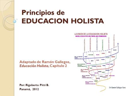 Principios de EDUCACION HOLISTA