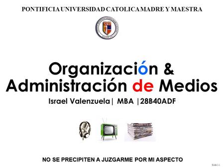 Organización & Administración de Medios