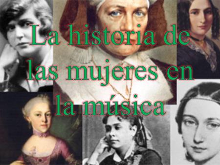 La historia de las mujeres en la música