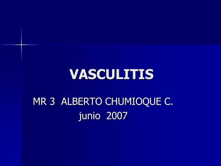 MR 3 ALBERTO CHUMIOQUE C. junio 2007