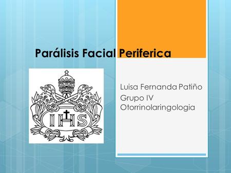Parálisis Facial Periferica
