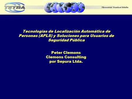 Peter Clemons Clemons Consulting por Sepura Ltda.