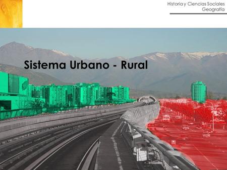 Sistema Urbano - Rural.