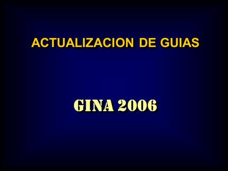 ACTUALIZACION DE GUIAS