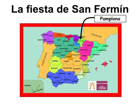 La fiesta de San Fermín Pamplona.