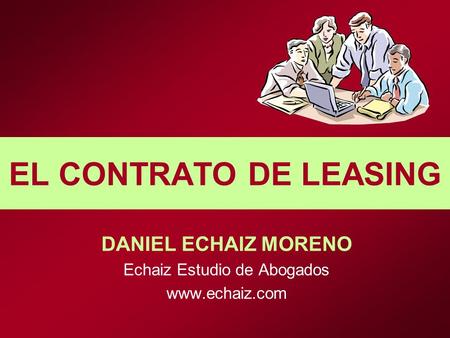 DANIEL ECHAIZ MORENO Echaiz Estudio de Abogados