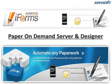 Paper On Demand Server & Designer. Descripción Técnica de Arquitectura y Componentes de la Solución PPOD.