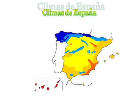 Climas de España.